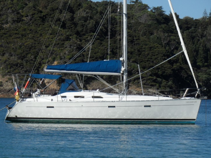 Beneteau 393 for charter in New Zealand